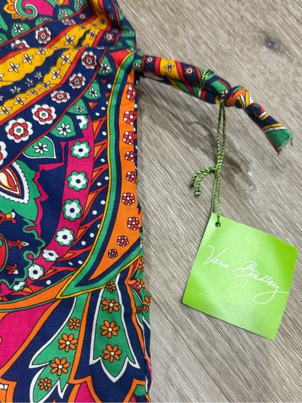 Vera Bradley Multicolor Venetian Paisley Ditty Bag NWT